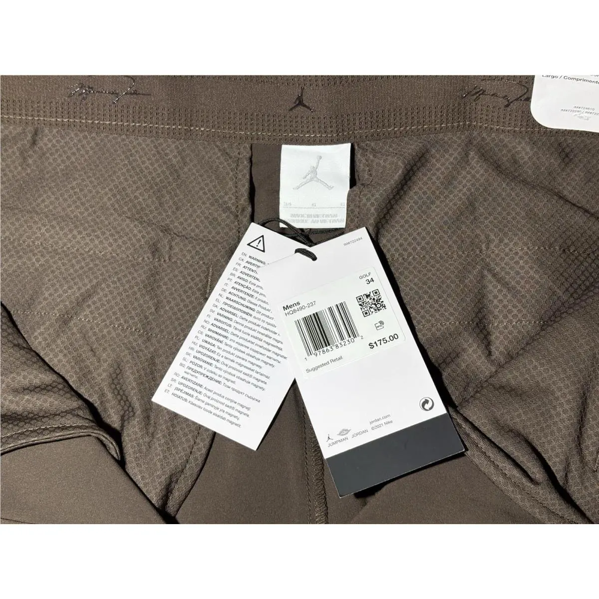 Nike clothing - Nike Air Jordan - Air - HQ8490-237 - Brown 4