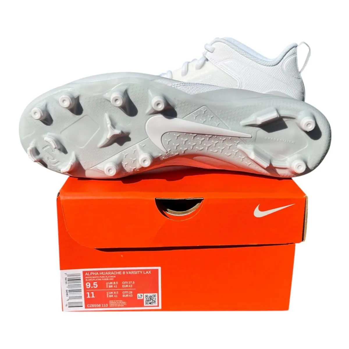 Nike shoes - Nike Alpha Huarache 8 Varsity LAX - CW4439-110 - White 3