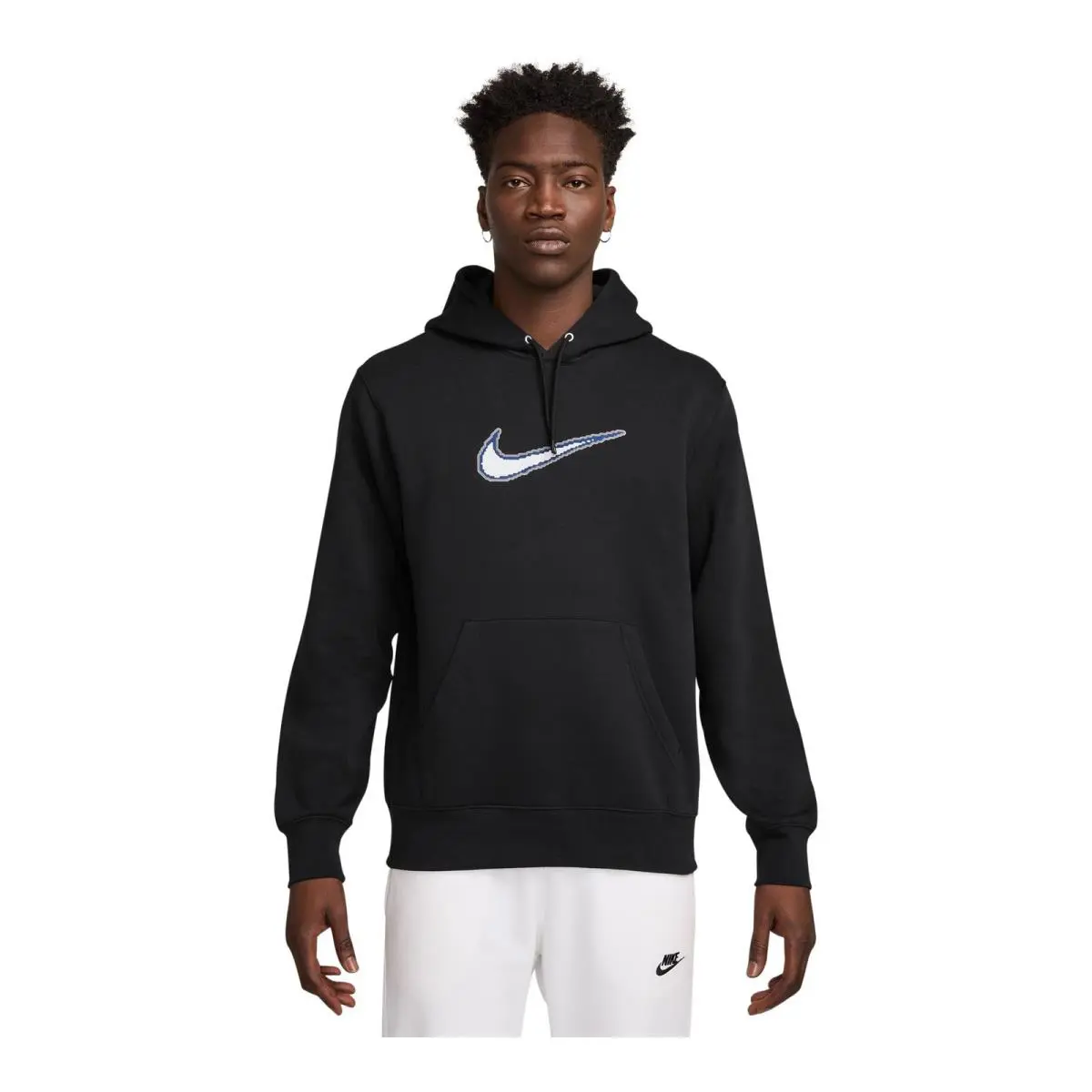 Mens Nike Sportswear Club Fleece Hoodie_black/black/black HV0854-010