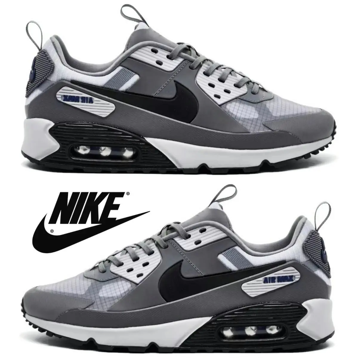 Nike shoes - Nike Air Max 90 - Air Max - Gray, Maufacturer: Cool Grey/Deep Royal Blue/Wolf Grey/Black 27