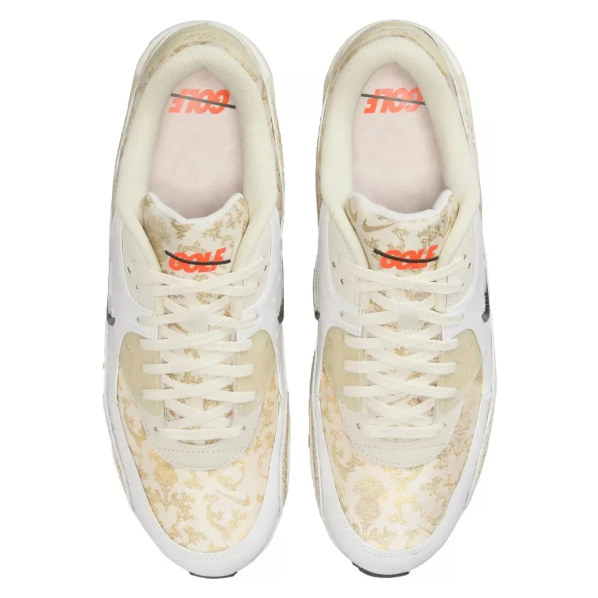 Nike shoes - Nike Air Max 90 - Air Max - Gold, Maufacturer: White/Metallic Gold 7