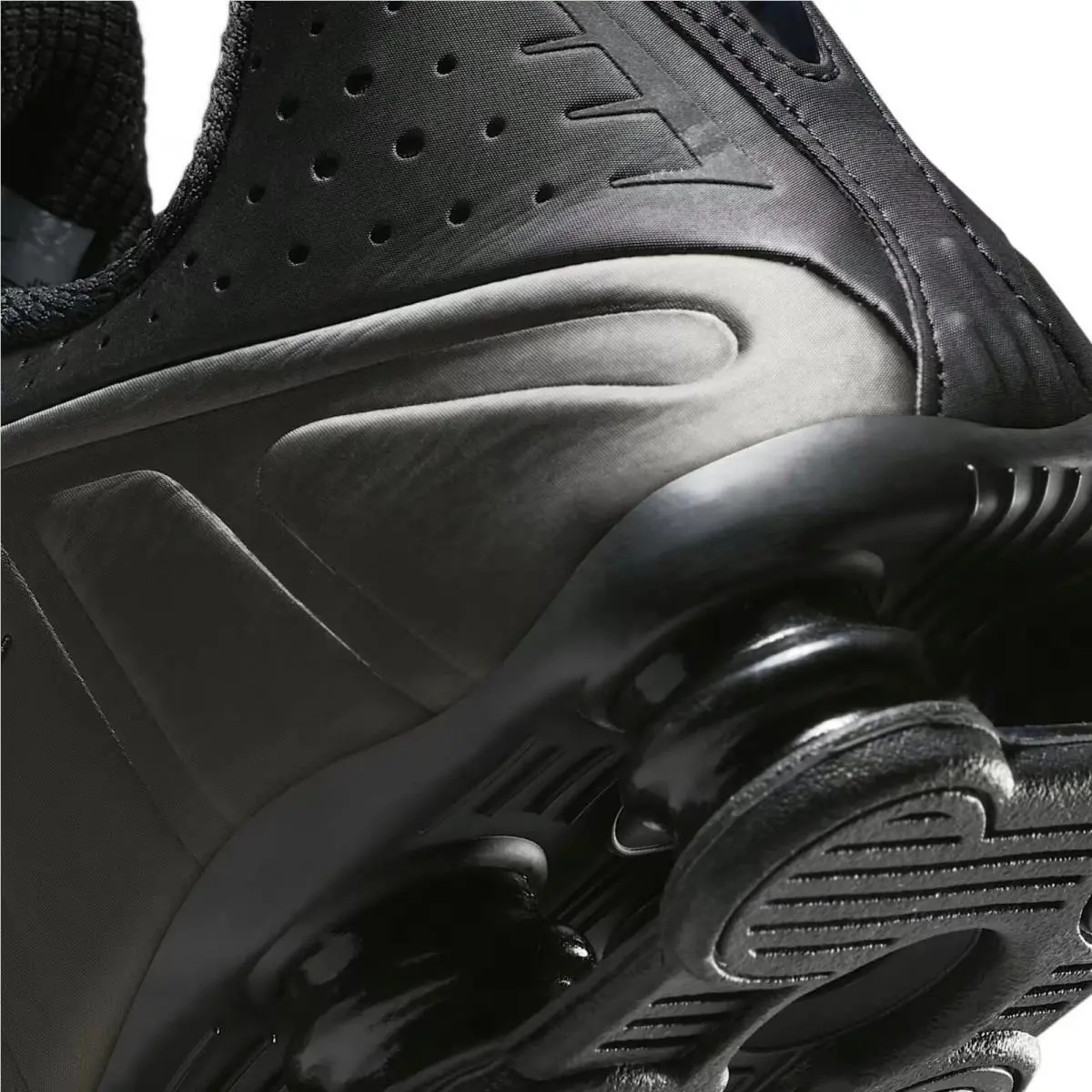 Nike shoes - Nike Shox - Shox - Black, Maufacturer: Black/Black/Bright Crimson 4