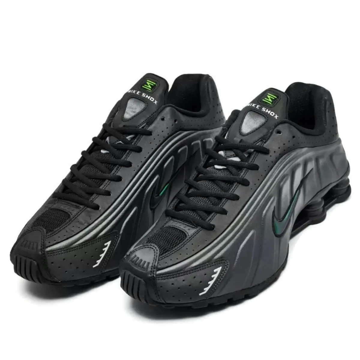 Nike shoes - Nike Shox - Shox - Black, Maufacturer: Anthracite/Multi-Color/Black 4