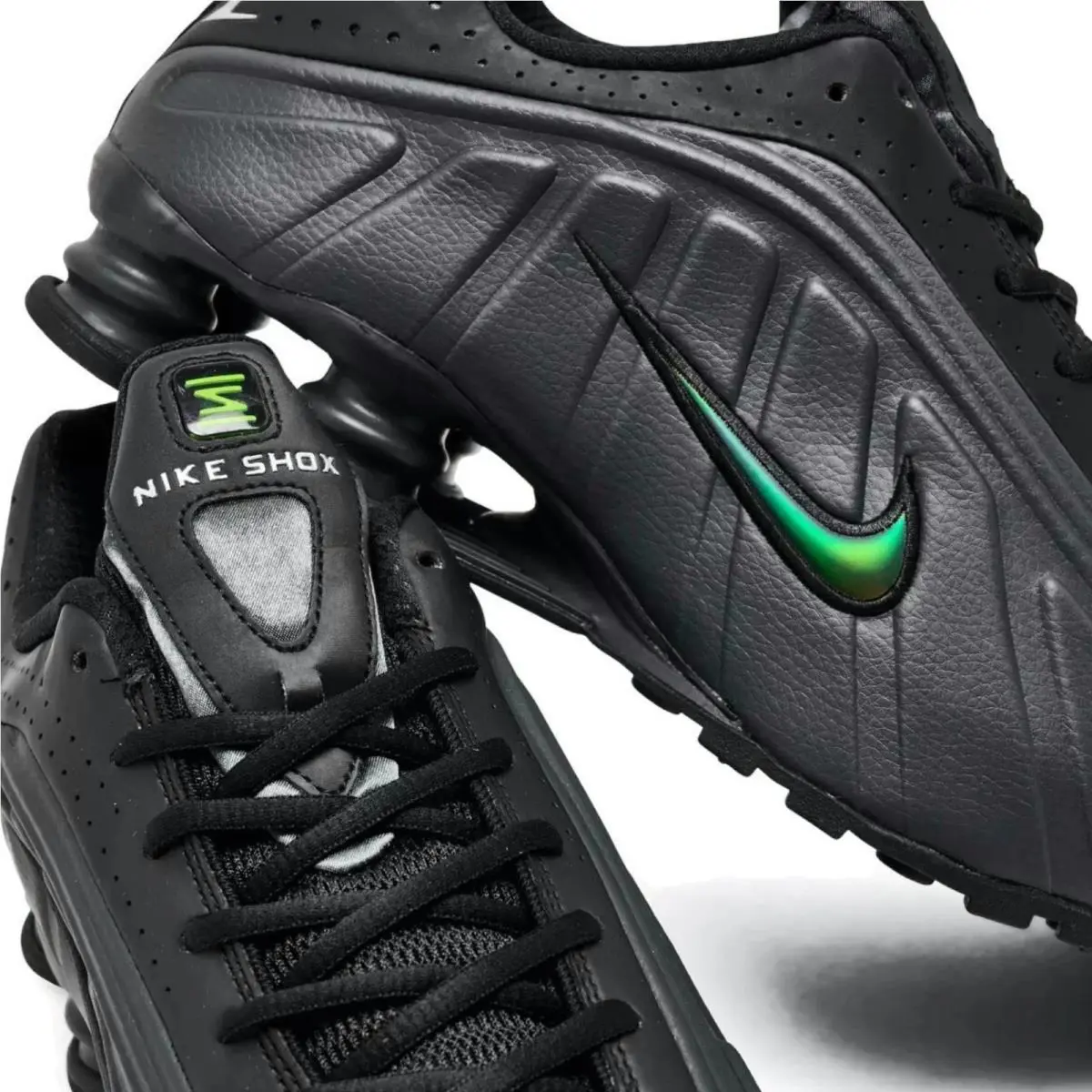 Nike shoes - Nike Shox - Shox - Black, Maufacturer: Anthracite/Multi-Color/Black 3