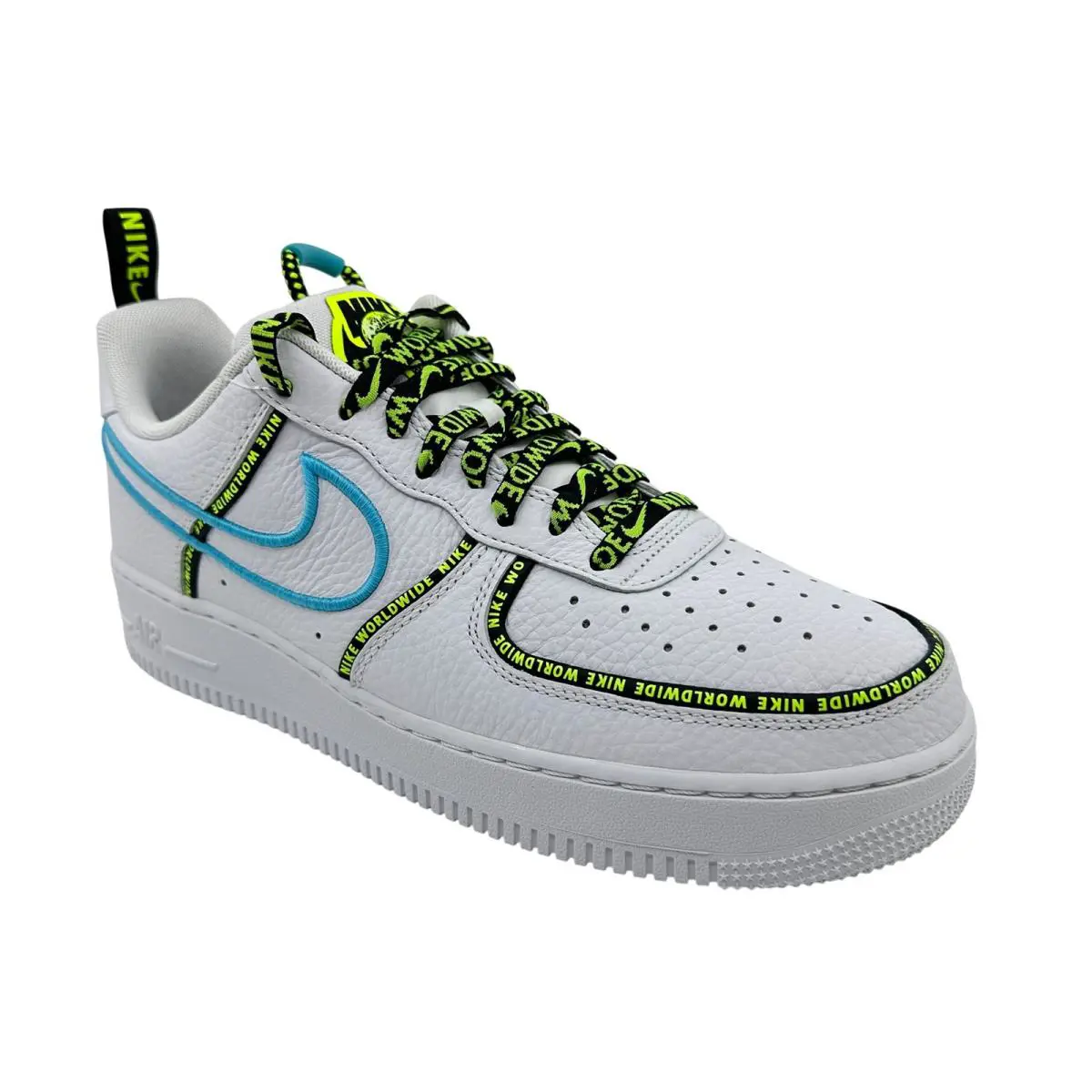 Nike shoes - Nike Air Force 1 `07 - CK7213 100 - White, Manufacturer: White Blue Black 0