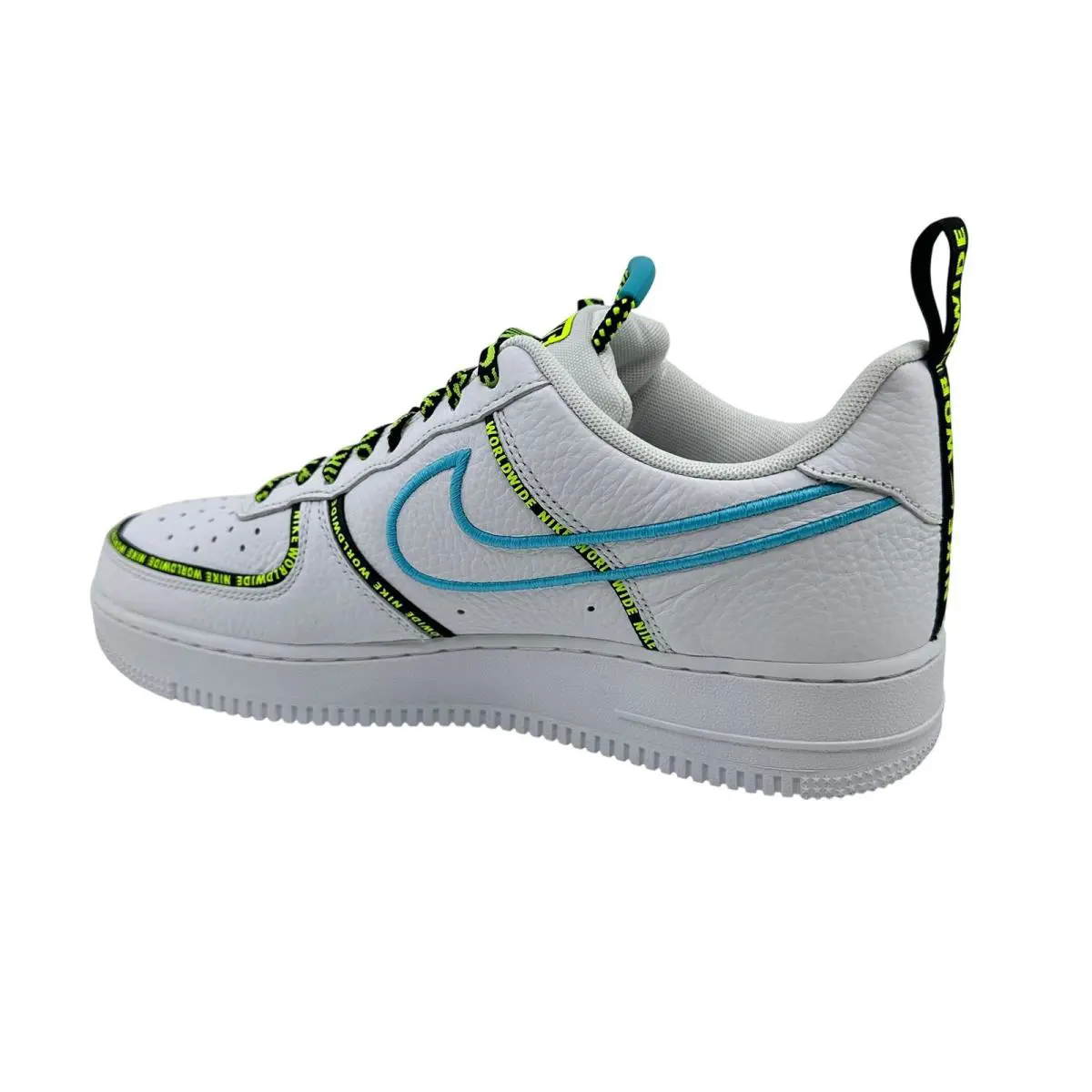 Nike shoes - Nike Air Force 1 `07 - CK7213 100 - White, Manufacturer: White Blue Black 1