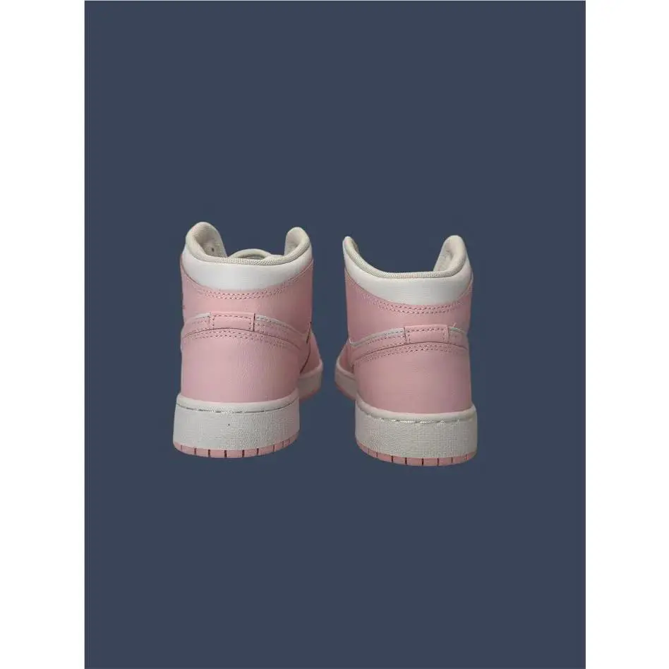 Nike shoes - Youth Nike Air Jordan 1 Mid (GS) Pink Foam/White-Fire Red 5