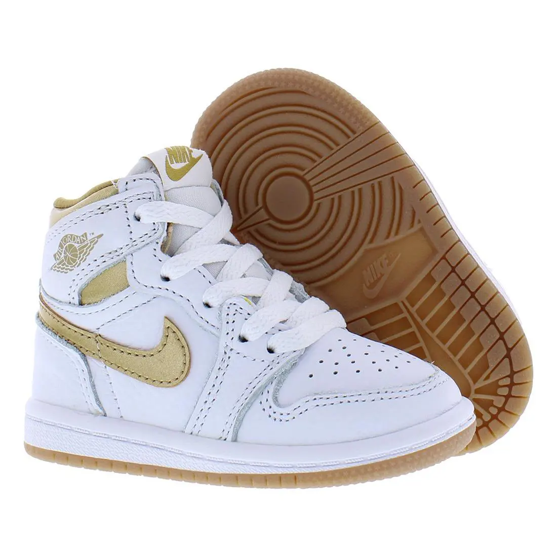 Nike shoes - FD2598107 - FD2598107 - White/Metallic Gold, Main: White 3