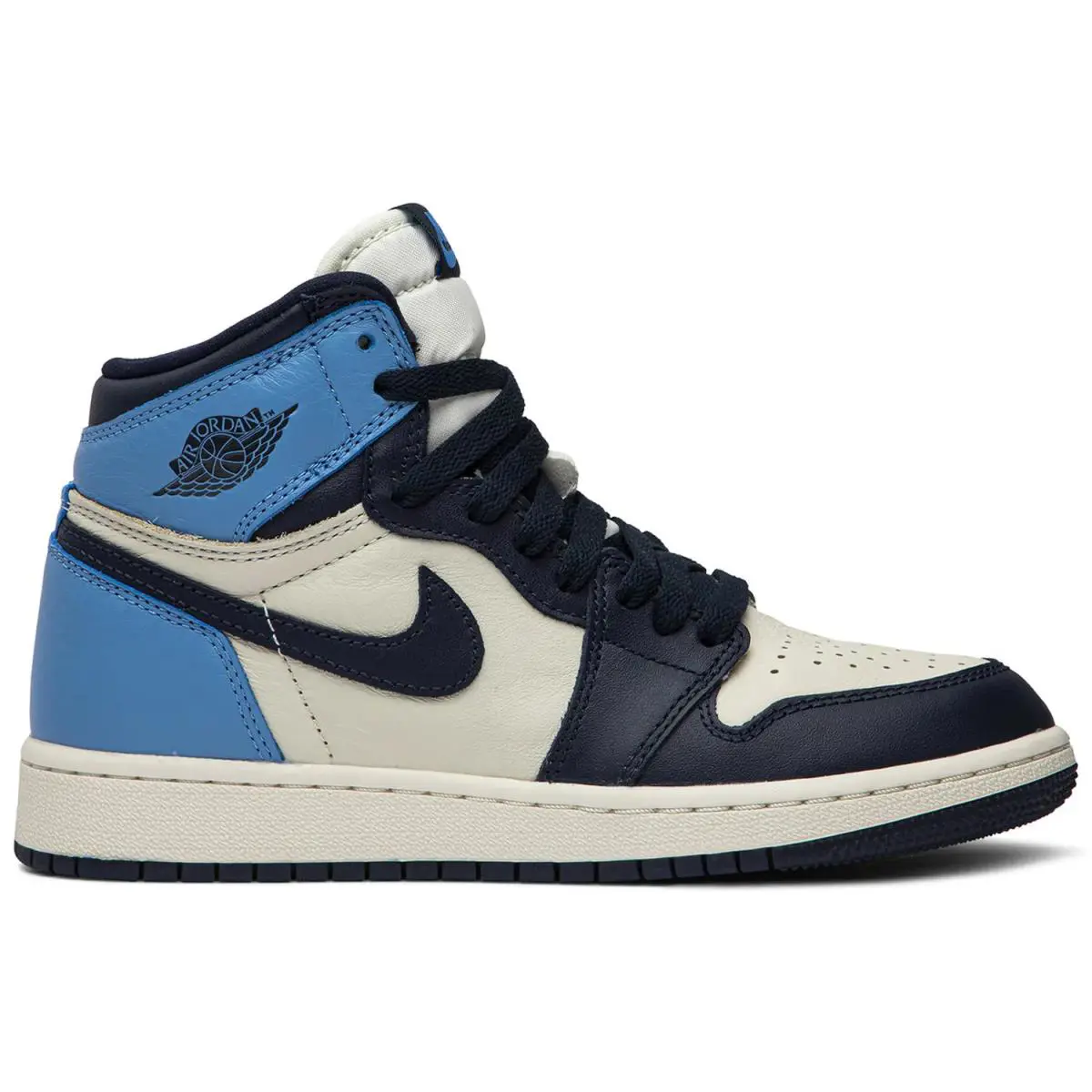Nike shoes - Jordan 1 - 575441 140 - Sail/Obsidian/University Blue 4