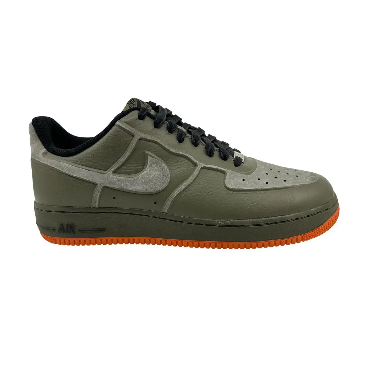Nike Air Force 1 Prm Skive Tec VT Medium Olive Mens Athletic Sneaker - Green, Manufacturer: Medium Olive