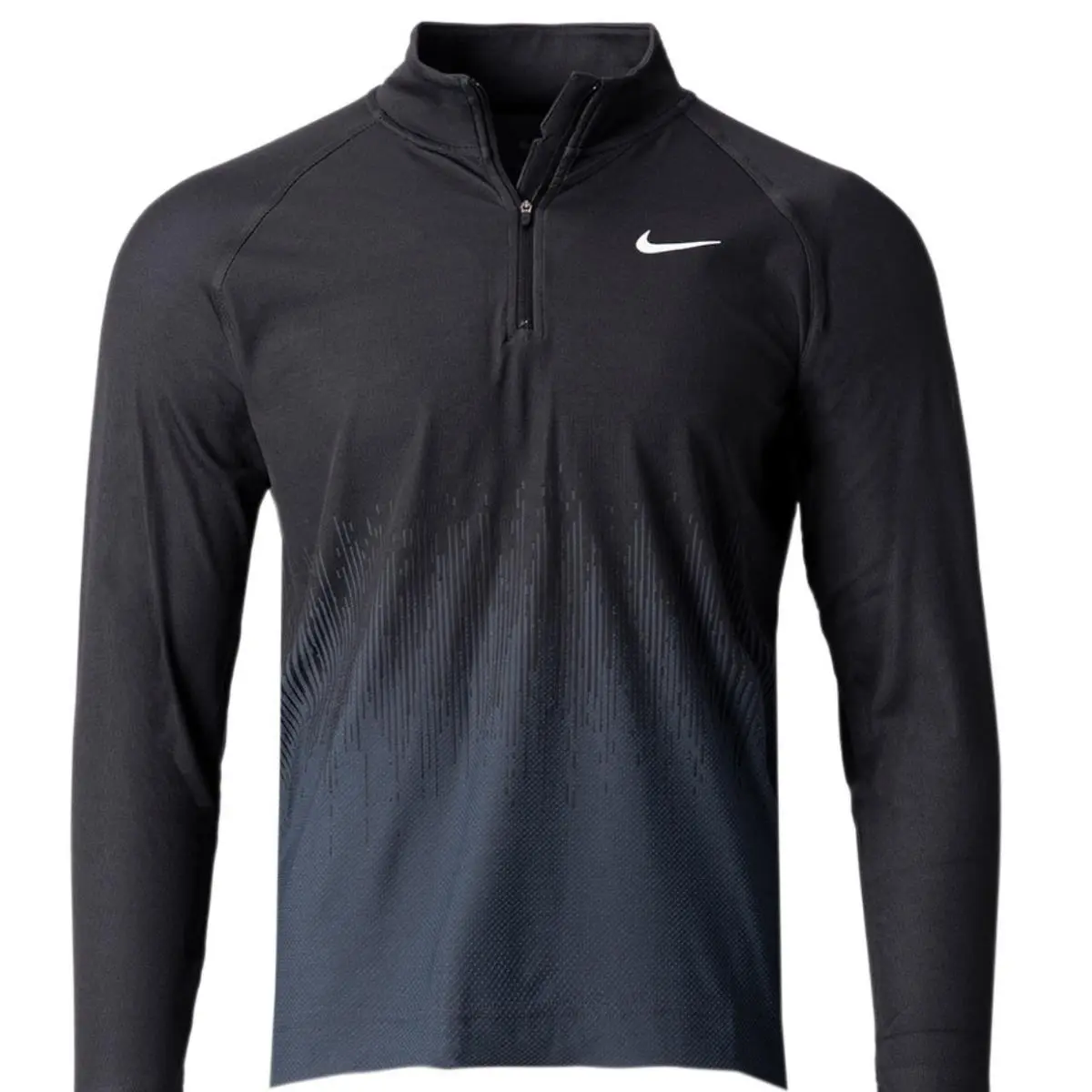Nike Golf Men`s Tour Dri-fit Advanced Half Zip Pullover Black FD5833 - 010
