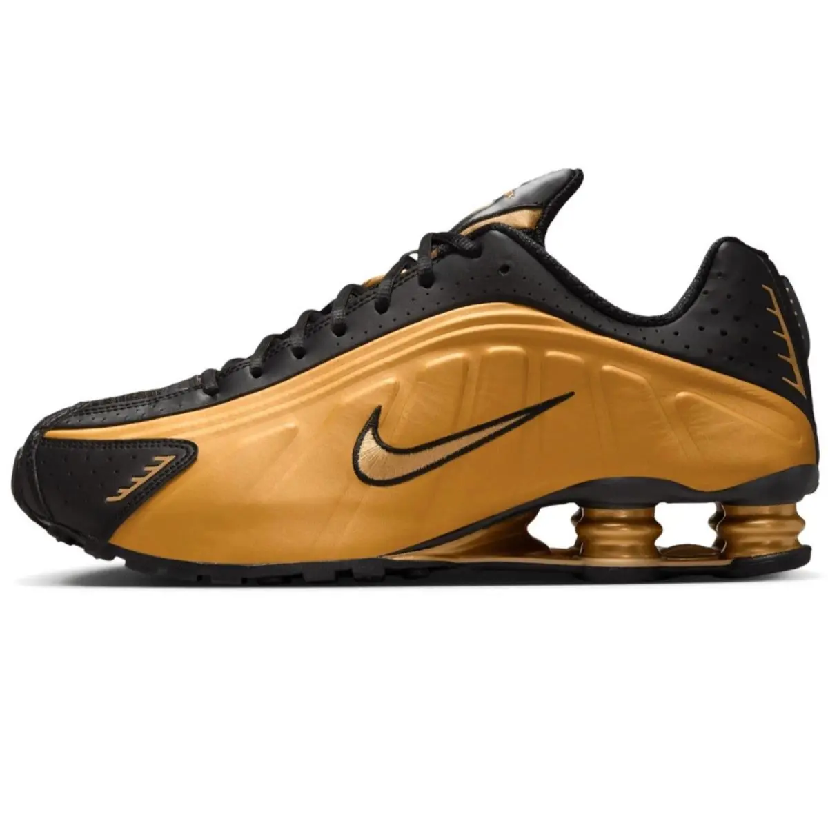 Nike shoes - Nike Shox - Shox - Gold, Maufacturer: Metallic Gold/Metallic Gold/Black 0