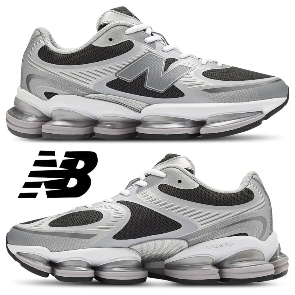 Nike shoes - New Balance 2000 - New Balance - Silver, Maufacturer: Silver Metallic/Faded Black/White 23