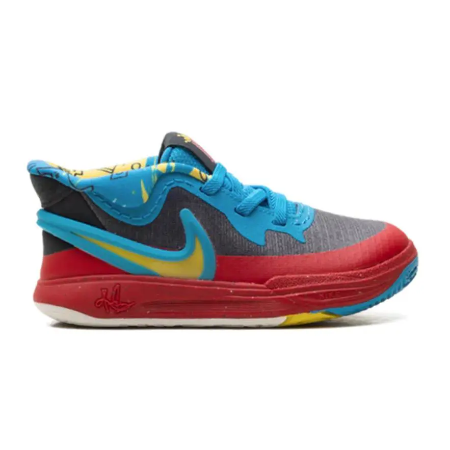 DQ8079-012 Toddlers Nike Kyrie 8 SE `black Blue Tour Yellow` TD - Black/Blue/Tour Yellow