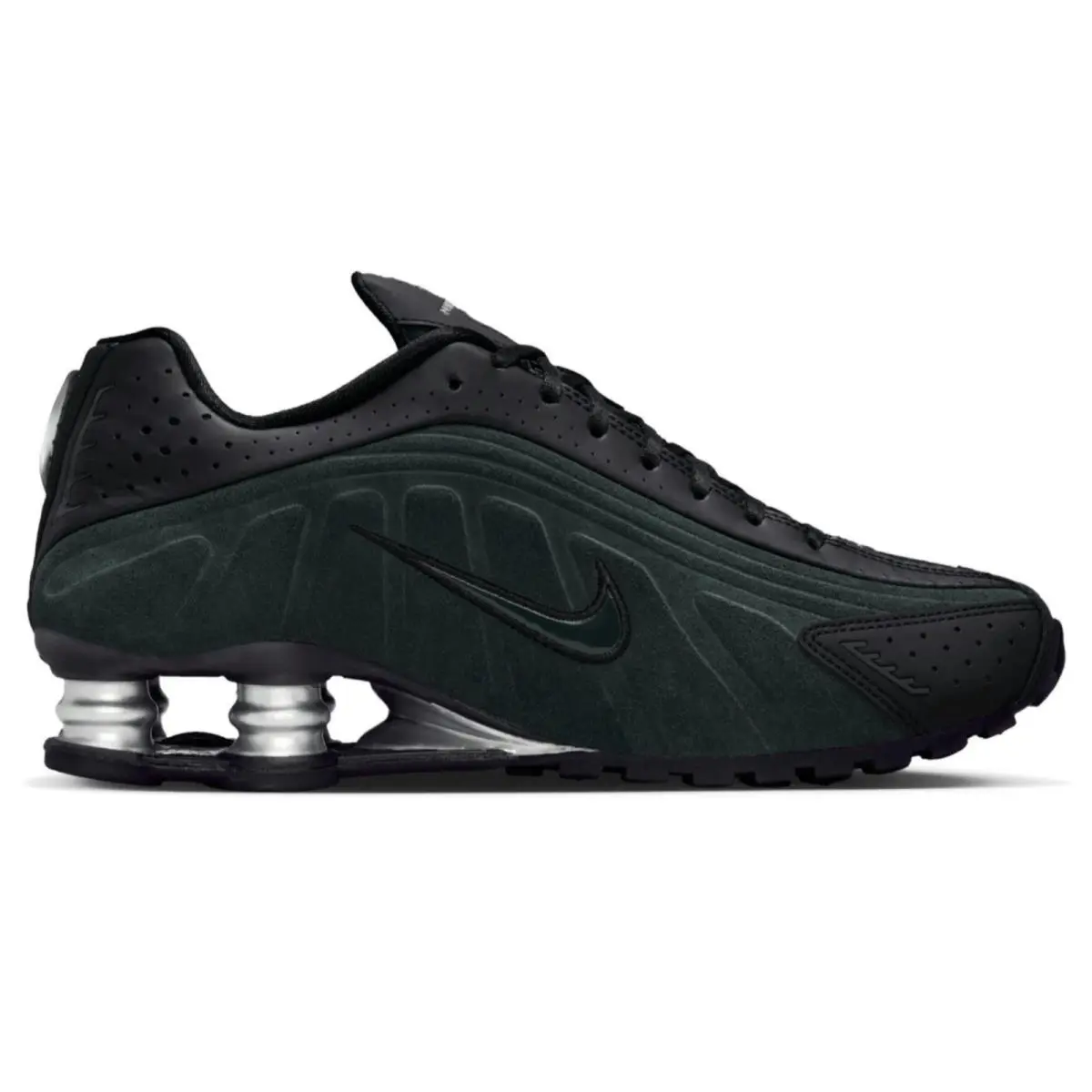 Nike shoes - Nike Shox - Shox - Black, Manufacturer: Mtlc Silver/Black/Seaweed 3