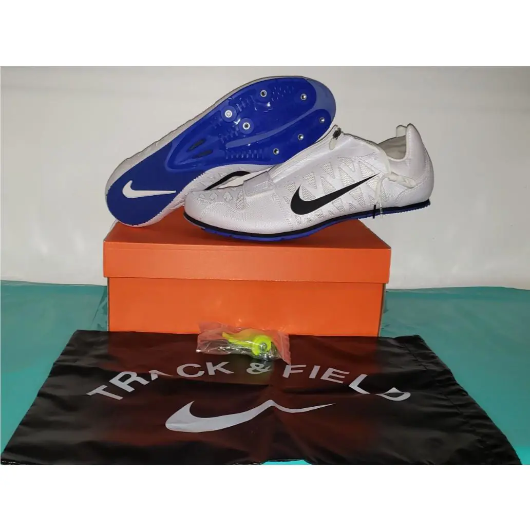 Nike shoes - Nike Zoom Long Jump - Zoom Long Jump - 415339-100 - White / Black / Racer Blue 4