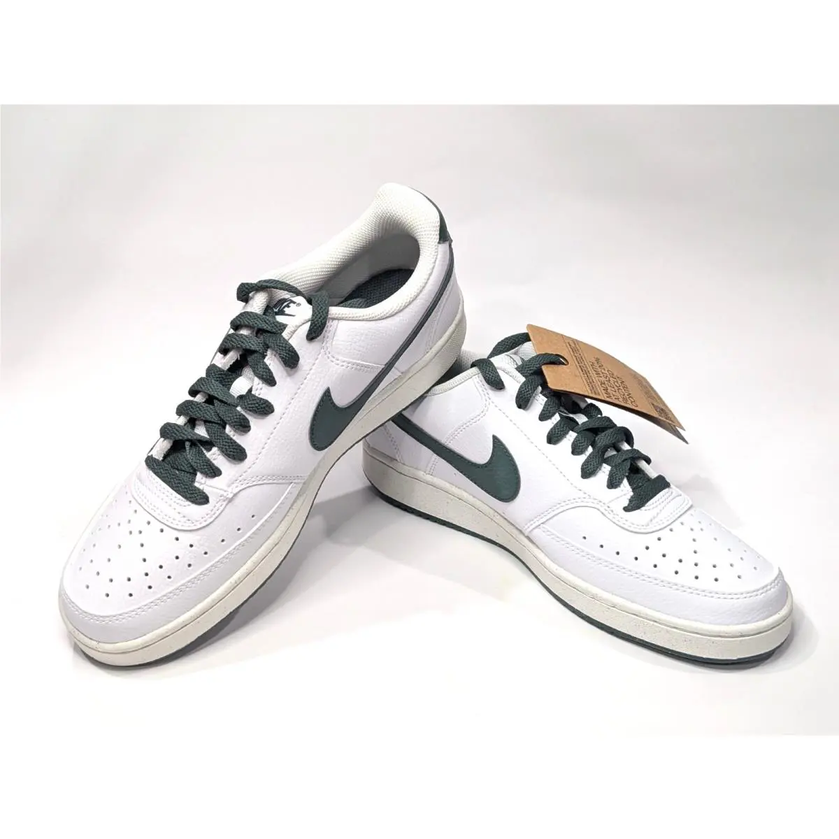 Nike shoes - Nike Court Vision Low - Court Vision Low - FV9952-101 - White/Green/Sail 9