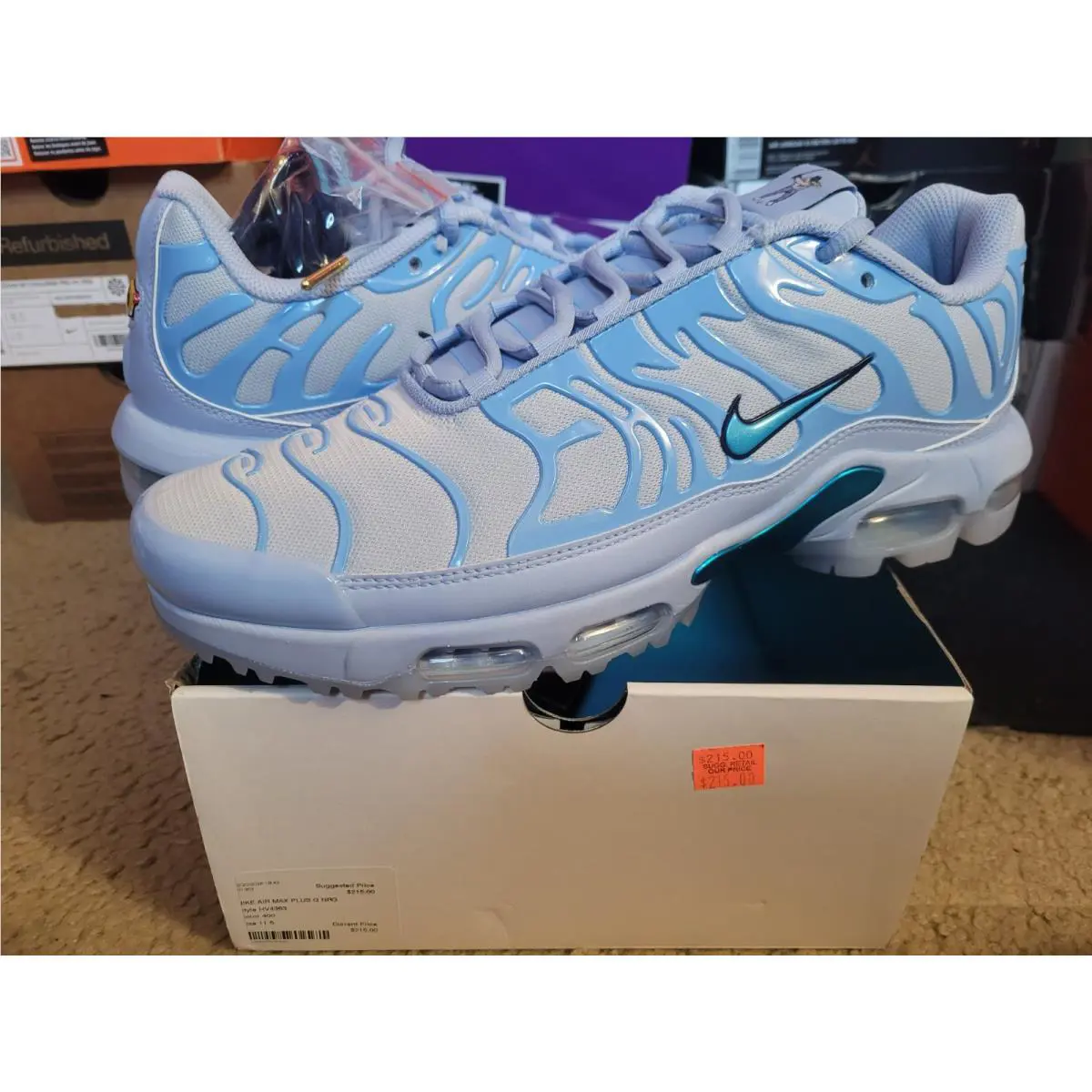 Nike shoes - Air Max Plus NRG Eastside Golf - HQ3074-100 - Blue 7