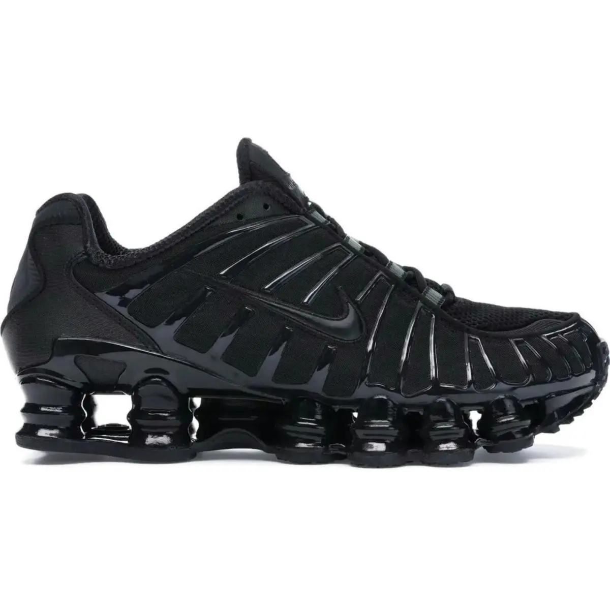 Nike shoes - Nike Shox - Shox - Black, Manufacturer: Black/Black Metallic/Max Orange 0