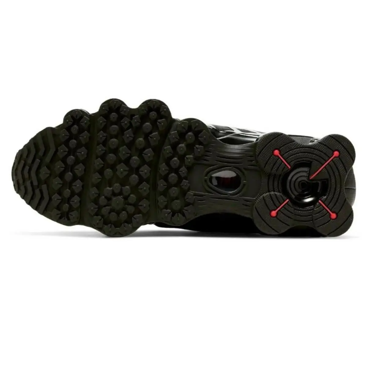 Nike shoes - Nike Shox - Shox - Black, Manufacturer: Black/Black Metallic/Max Orange 2