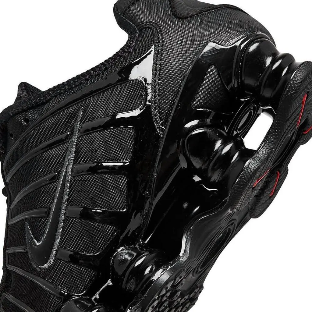 Nike shoes - Nike Shox - Shox - Black, Manufacturer: Black/Black Metallic/Max Orange 1
