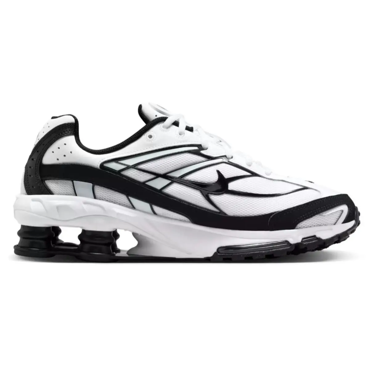Nike shoes - Nike Shox - Shox - White, Maufacturer: Black/White/White 4