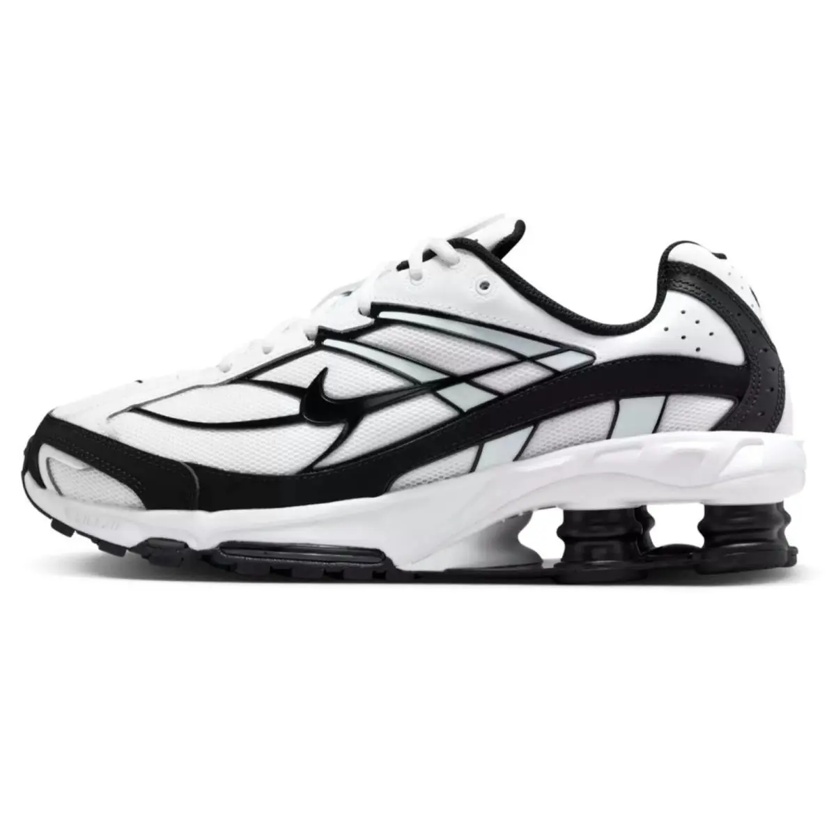Nike shoes - Nike Shox - Shox - White, Maufacturer: Black/White/White 21