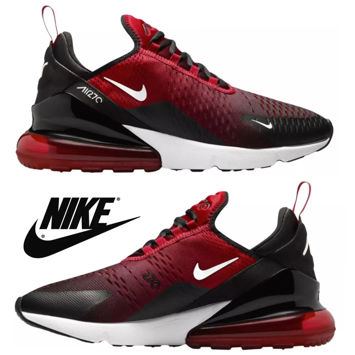 Nike shoes - Nike Air Max 270 - Air Max - Red, Maufacturer: Gym Red/White/Black 17