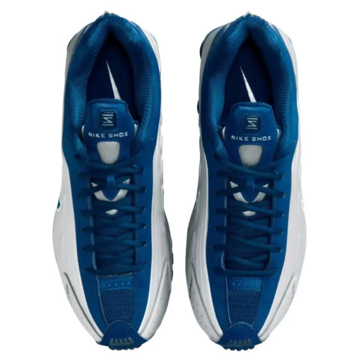 Nike shoes - Nike Shox - Shox - Silver, Maufacturer: Metallic Silver/Court Blue/White 1