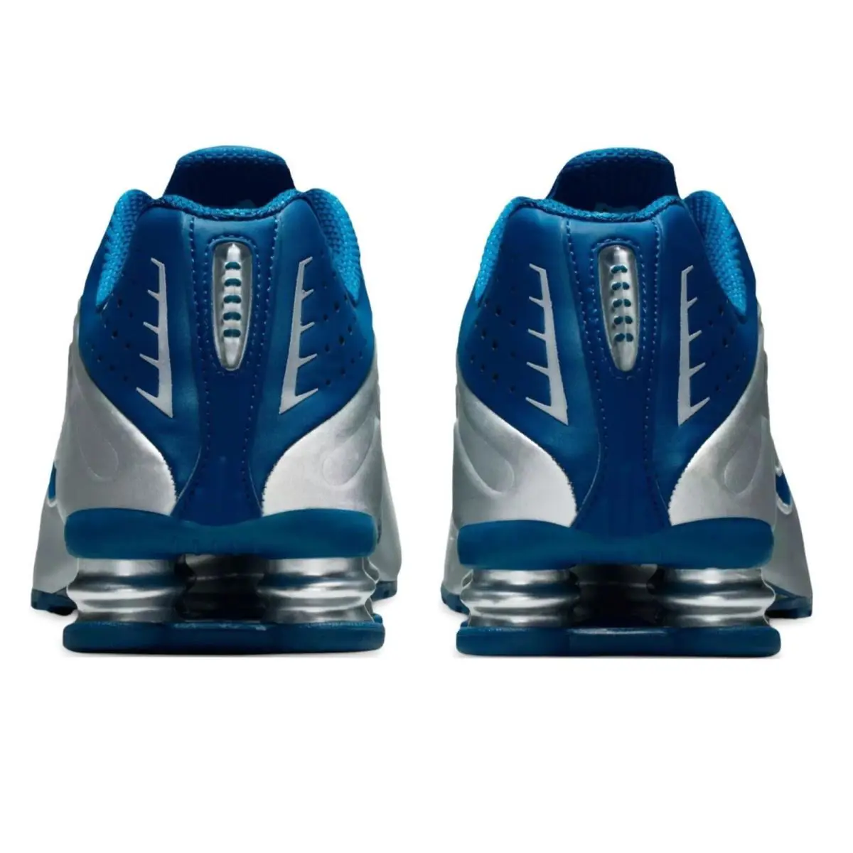 Nike shoes - Nike Shox - Shox - Silver, Maufacturer: Metallic Silver/Court Blue/White 2