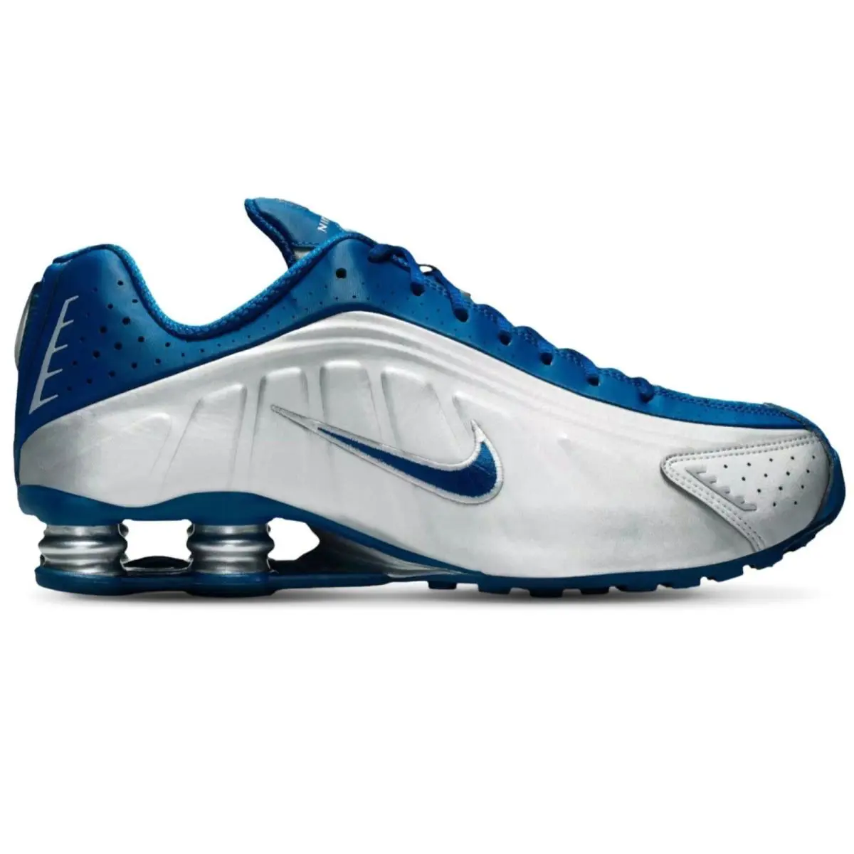 Nike shoes - Nike Shox - Shox - Silver, Maufacturer: Metallic Silver/Court Blue/White 4