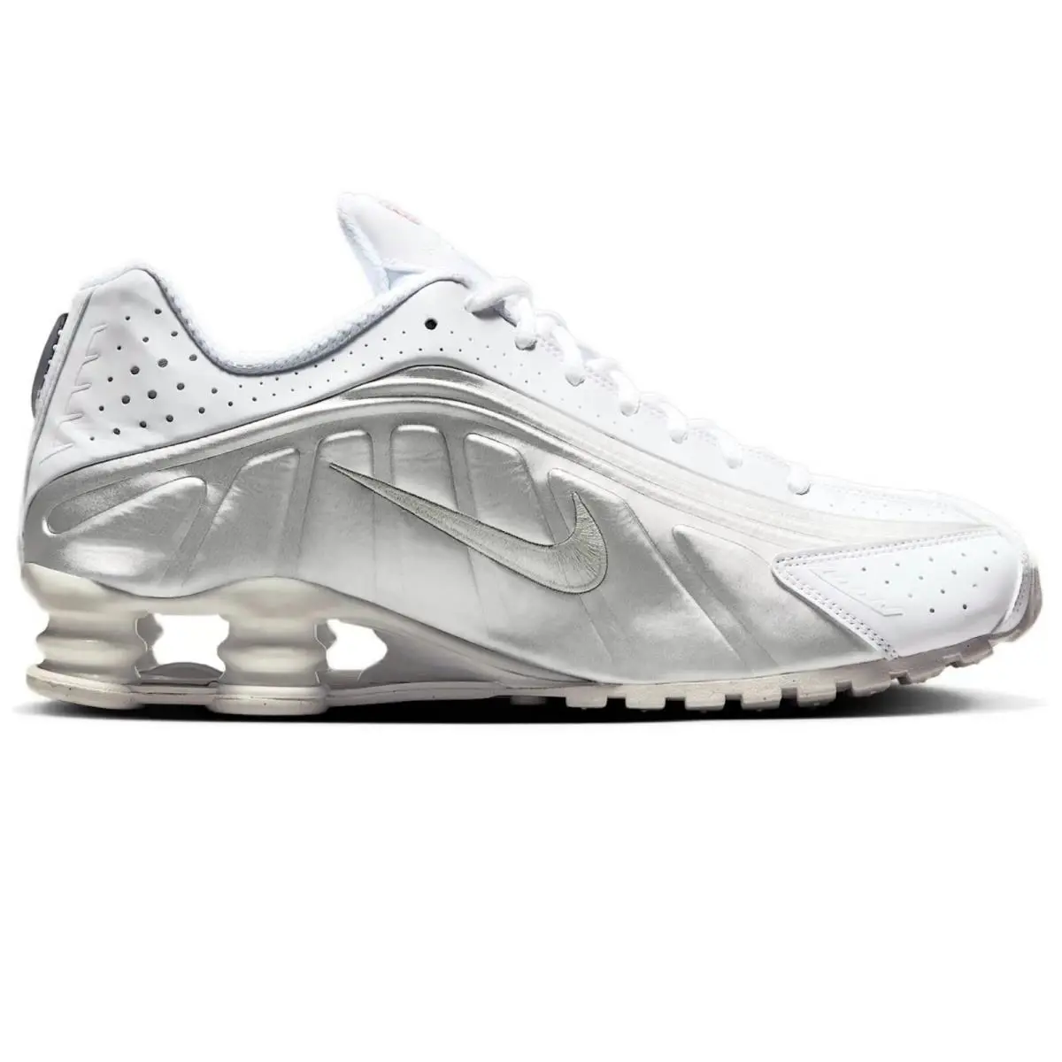 Nike shoes - Nike Shox - Shox - Silver, Maufacturer: White/White/Bright Crimson/Metallic 27