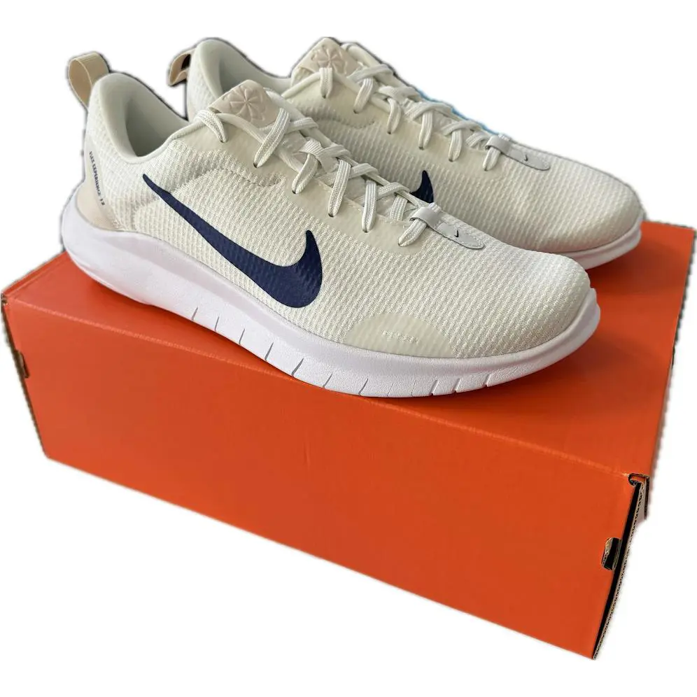 Nike Men`s Flex Experience RN 12 Sail Blue Running Shoes DV0740-103 - Sail/Deep Royal Blue