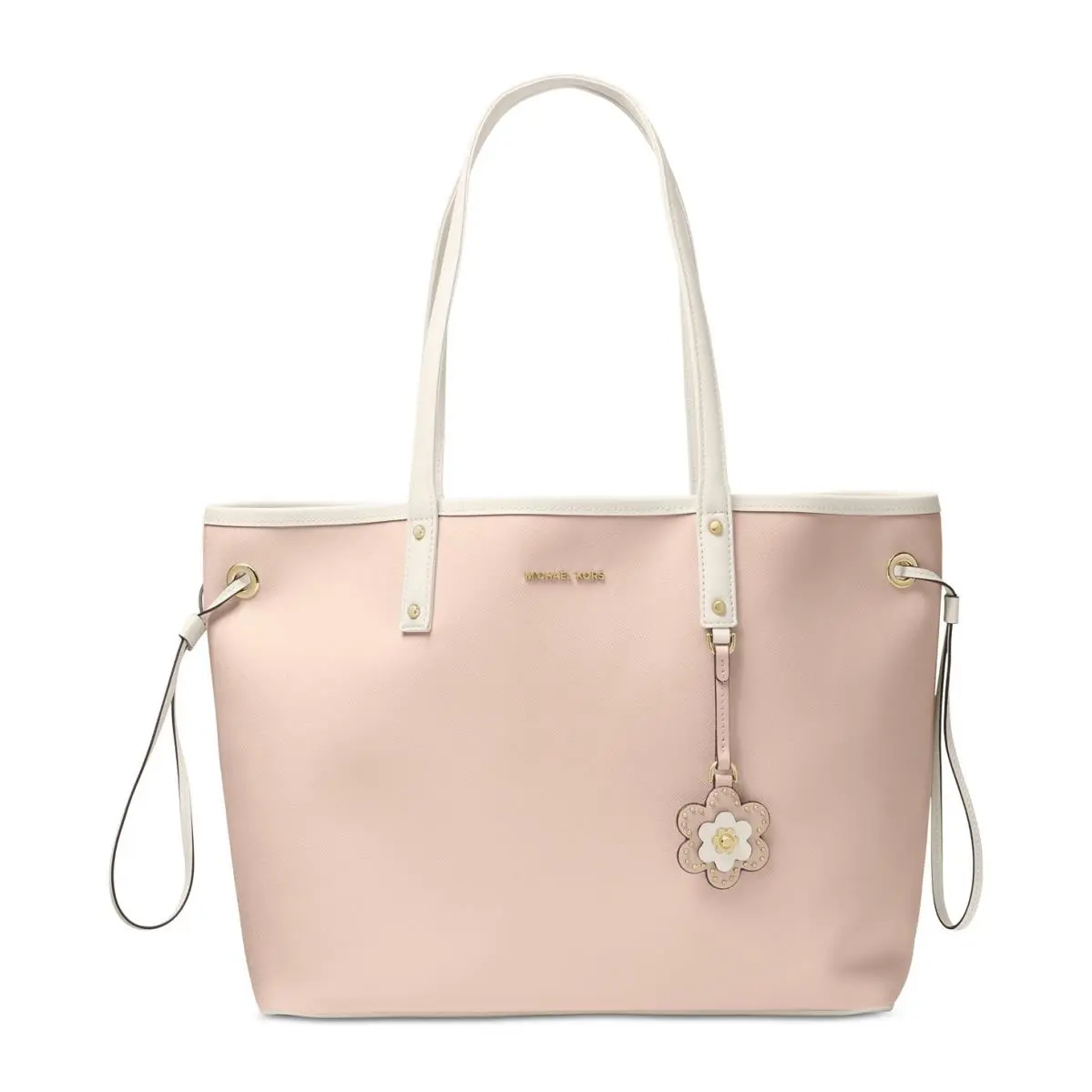 Michael Kors Carter Large Reversible Tote Bag Soft Pink Leather