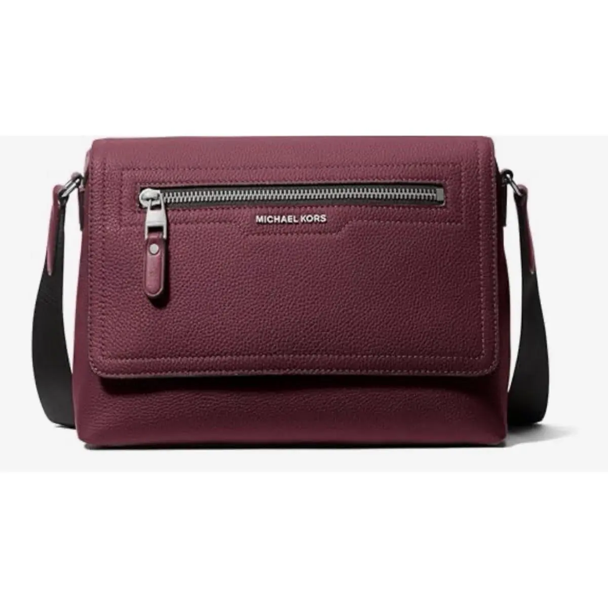 Michael Kors Men`s Hudson Small Flap Messenger Bag
