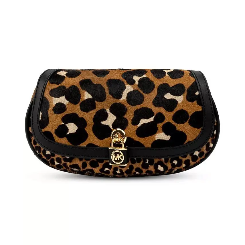 Michael Kors Leopard-print Haircalf Leather Belt Bag Leopard Crossbody S / M