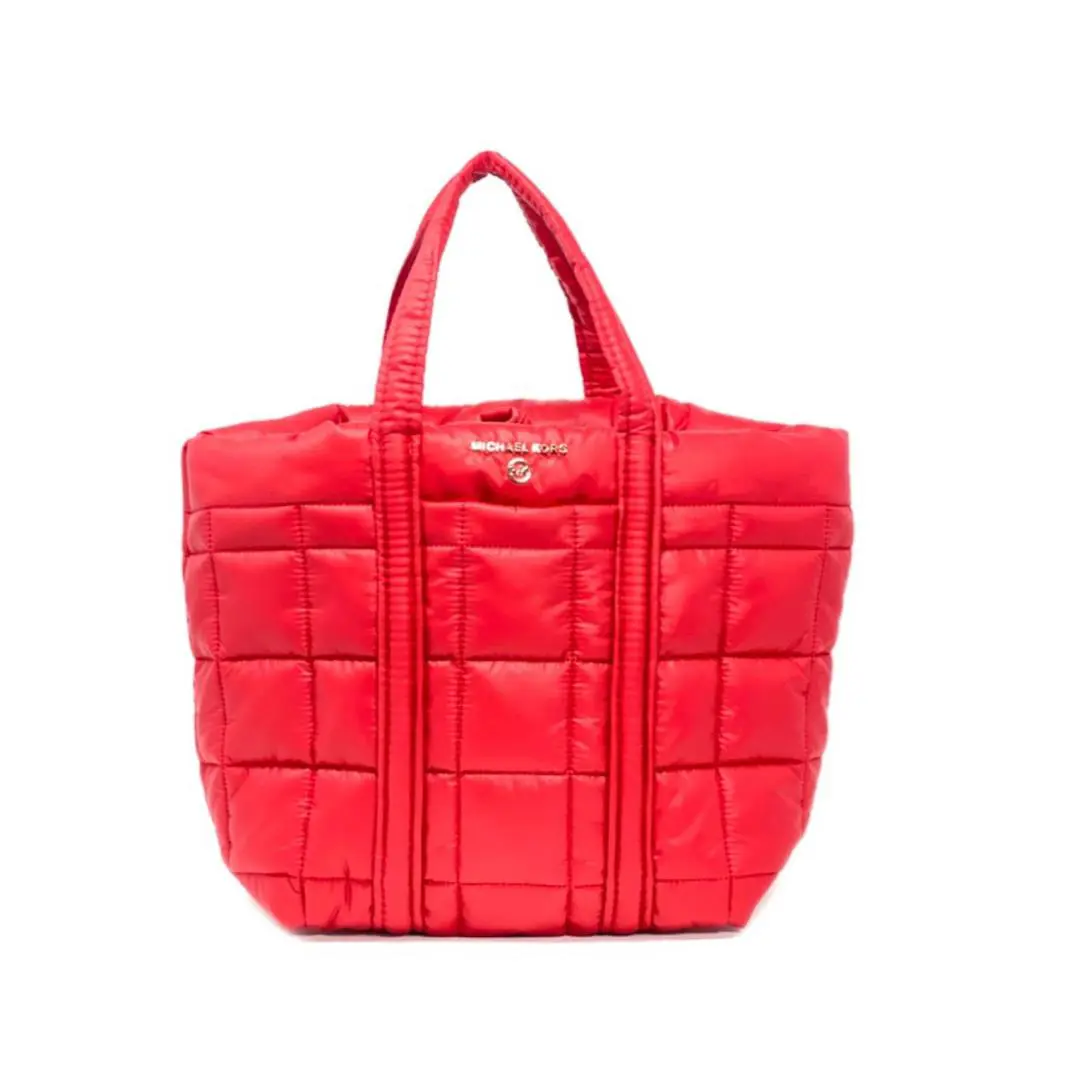 Michael Kors Stirling Small Grab Tote Bag Crimson 30F1G9ST5B - Handle/Strap: Red, Hardware: Gold, Exterior: Red