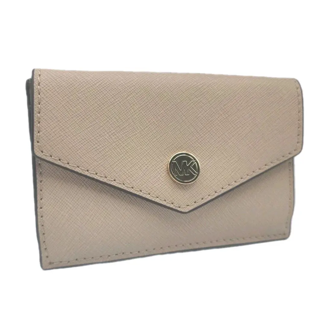 Michael Kors Giftables Bisque Leather 5 x 4 Wallet