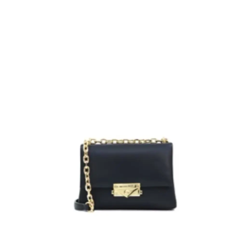 Michael Kors Cece Small Convertible Flap Crossbody Bag- Black - Black