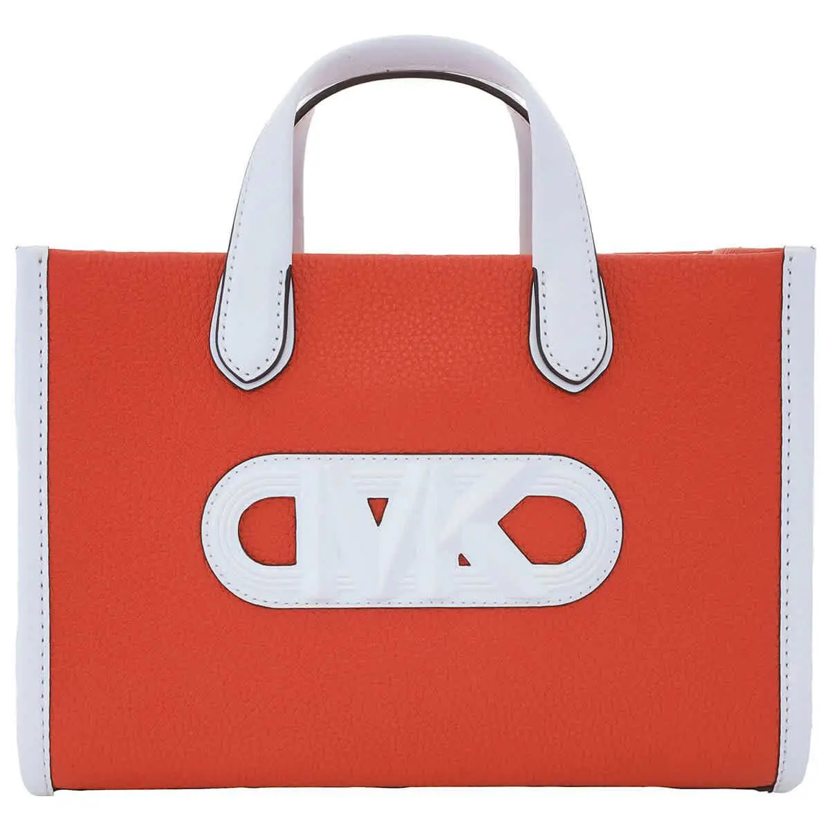 Michael Kors Gigi Small Embossed Leather Messenger Bag 30S4G3GM5Y886 - Multi, Exterior: Coral Red