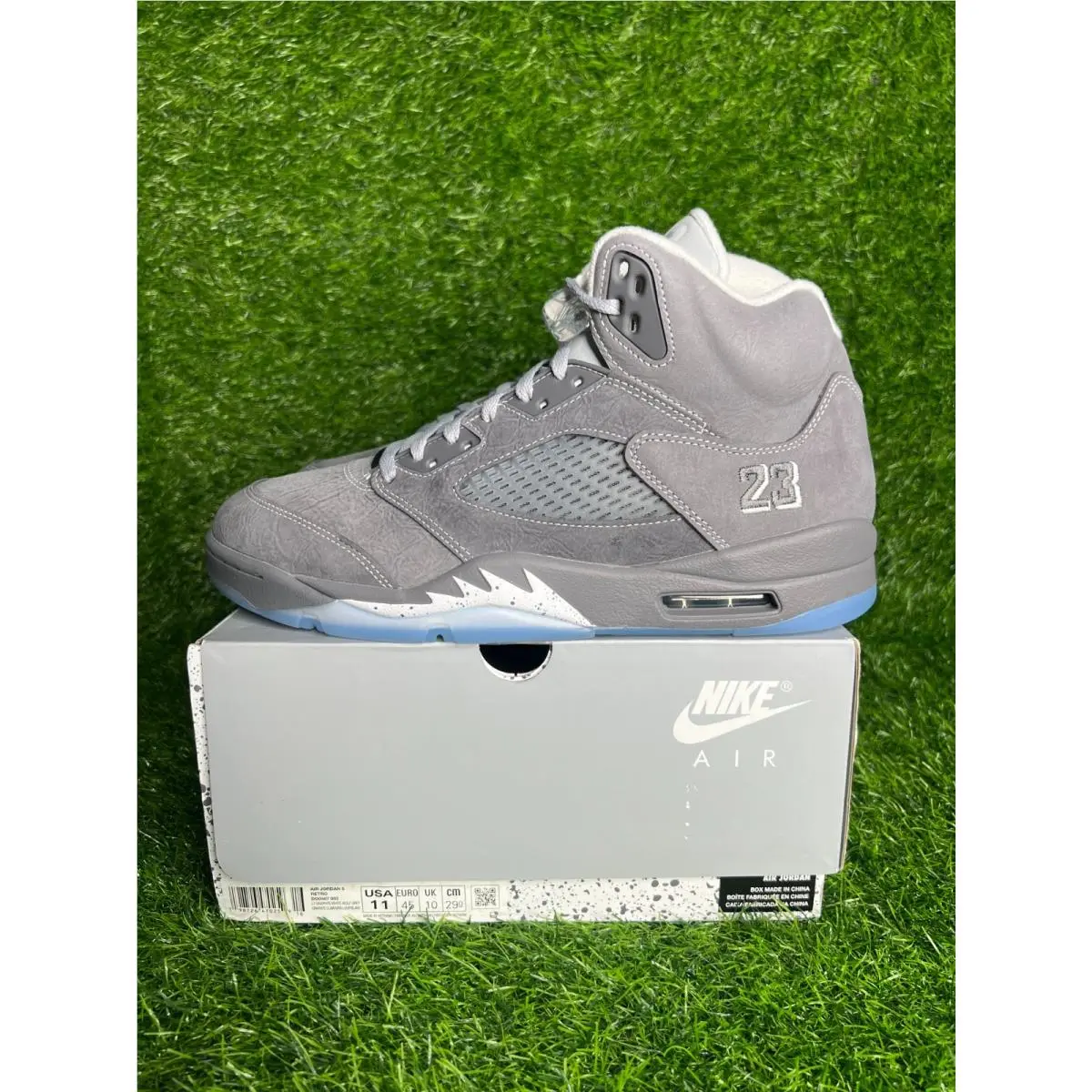 Nike shoes - Air Jordan 5 - Air - DD0587-002 - Gray (UPC: 00198726470259) 4