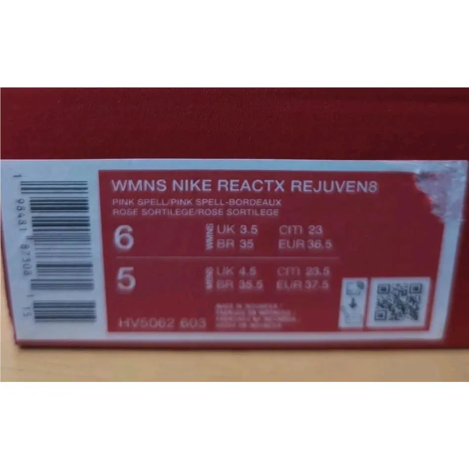 Nike shoes - Nike ReactX Rejuven8 - ReactX - HV5062-603 - Pink 4