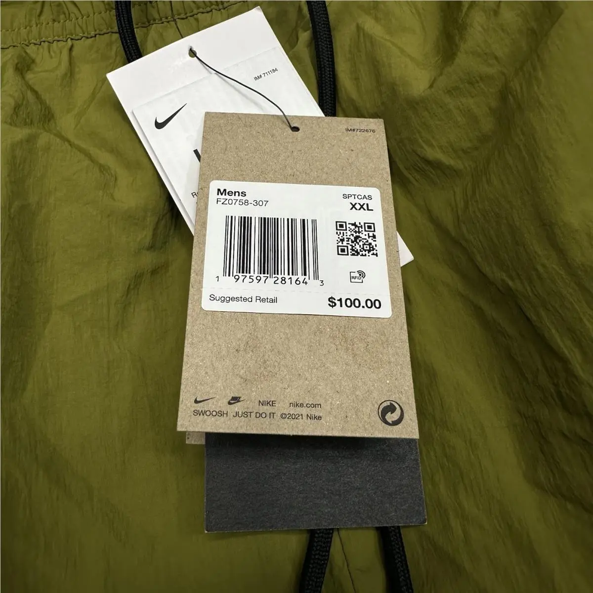 Nike clothing - Nike Tech - Tech - FZ0758307 - Green (UPC: 0197597291192) 5