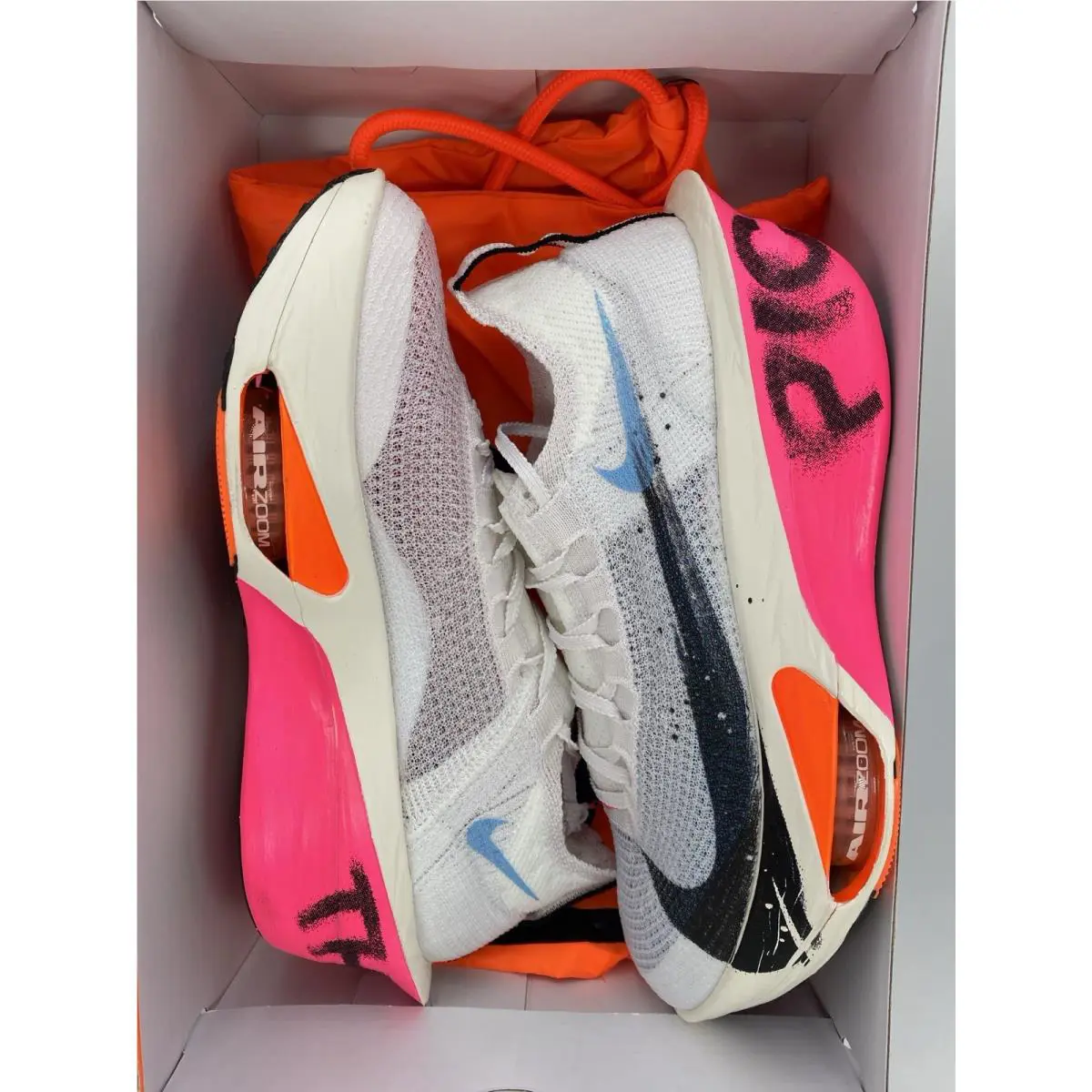 Nike shoes - Nike Air Zoom Alphafly - Air Zoom Alphafly - IM6673 100 - White/Black-Soft Pearl (UPC: 198486332323) 8