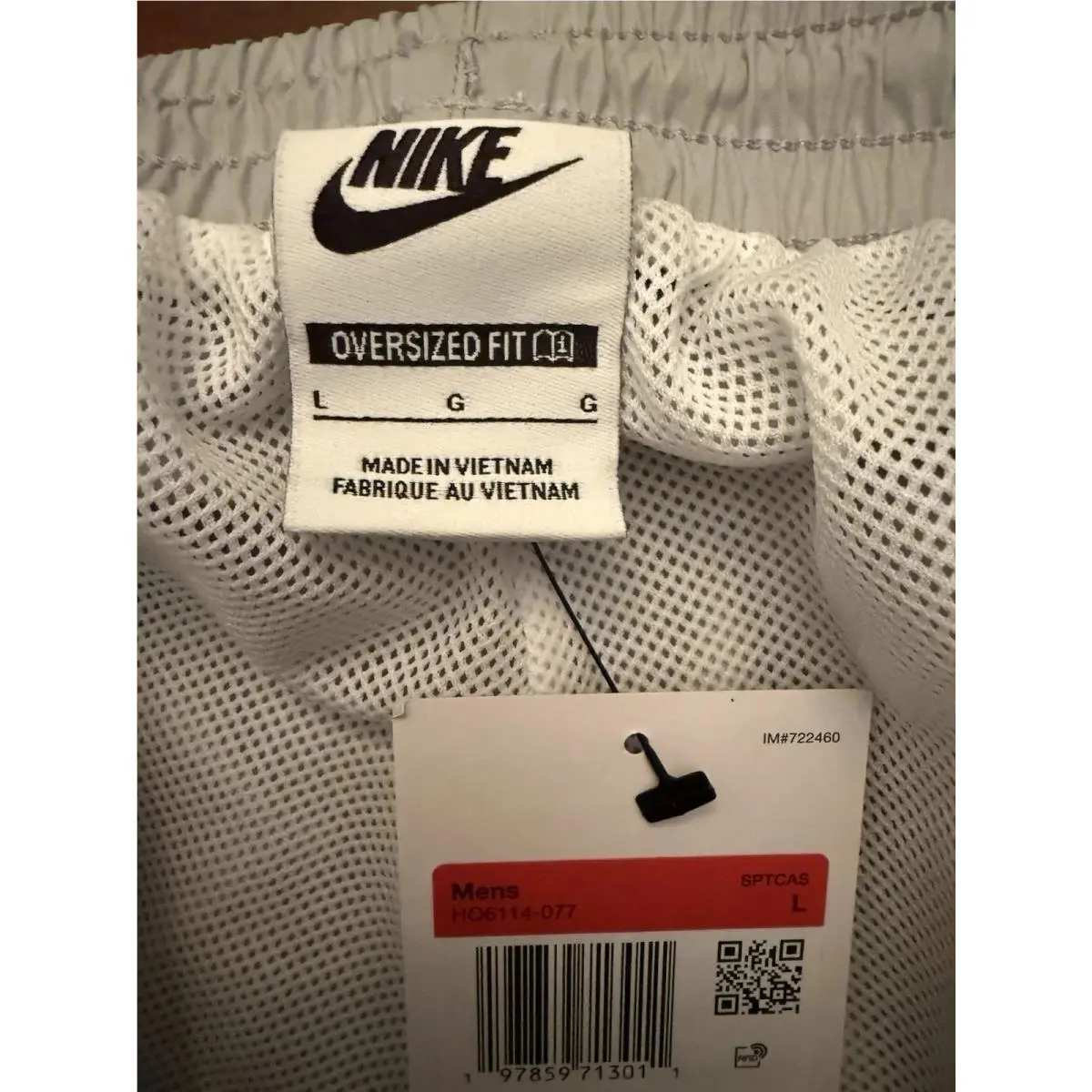 Nike clothing - HQ6114077 - HQ6114077 - Gray (UPC: 0197859713011) 1