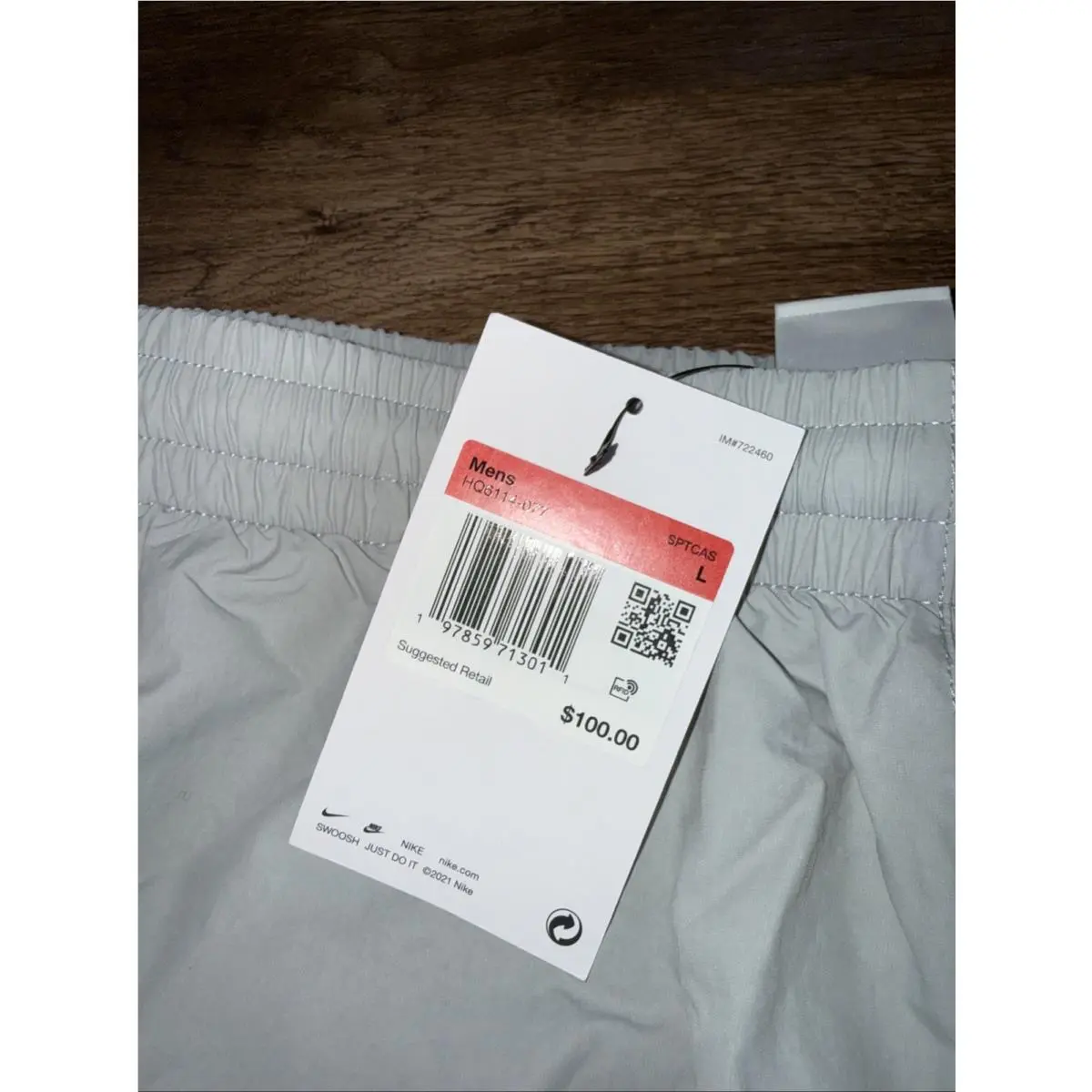 Nike clothing - HQ6114077 - HQ6114077 - Gray (UPC: 0197859713011) 4