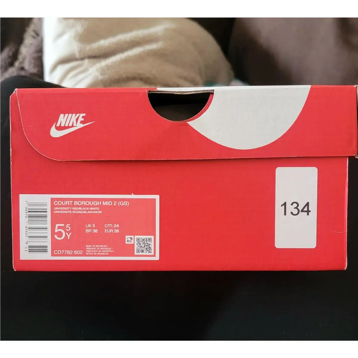 Nike shoes - Nike Court Borough - Court Borough - CD7782-602 - Red 8
