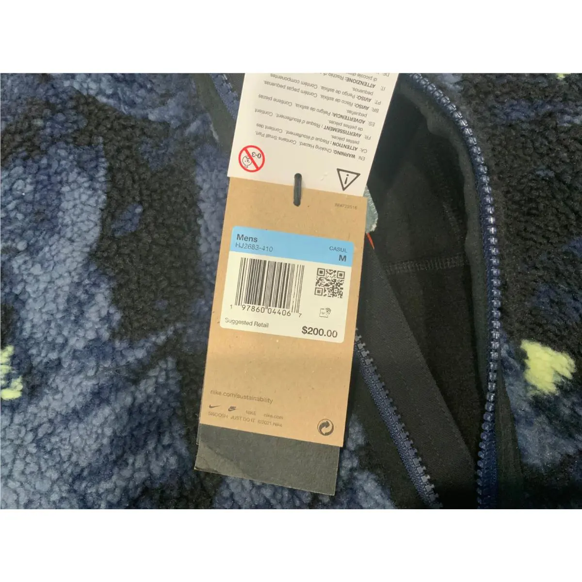 Nike clothing - HJ2683410 - HJ2683410 - Midnight Navy/Black/Summit White (UPC: 197859986569) 4