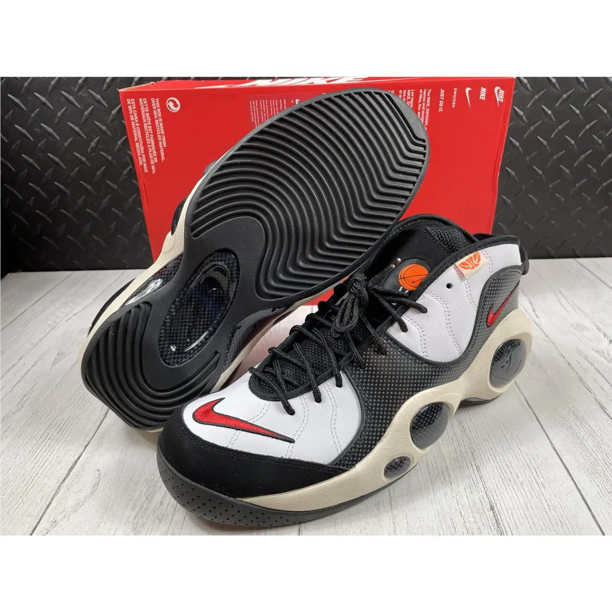 Nike shoes - Nike Zoom Flight 95 - Zoom Flight - DX3955-100 - White (UPC: 0196149878515) 4