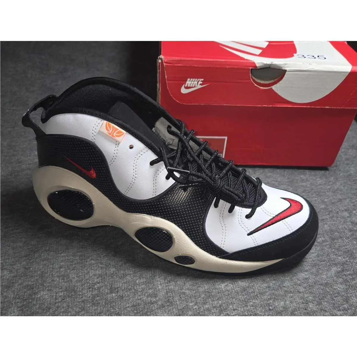 Nike Air Zoom Flight 95 White University Red Shoes DX3955-100 Mens 11.5